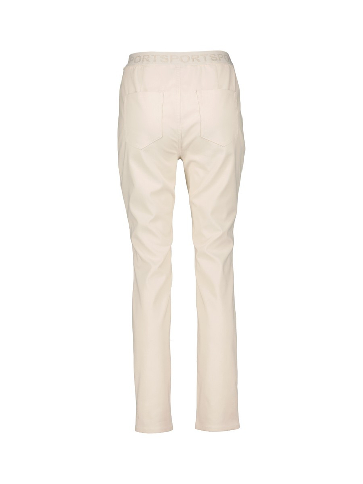 Beige broek met elastiek Marccain