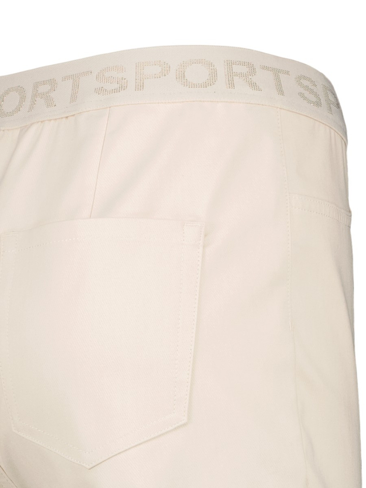 Beige broek met elastiek Marccain
