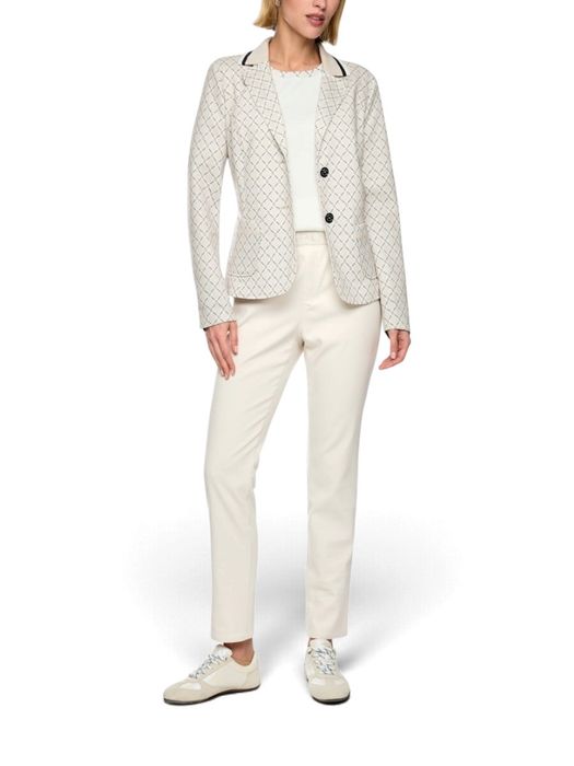Beige broek met elastiek Marccain