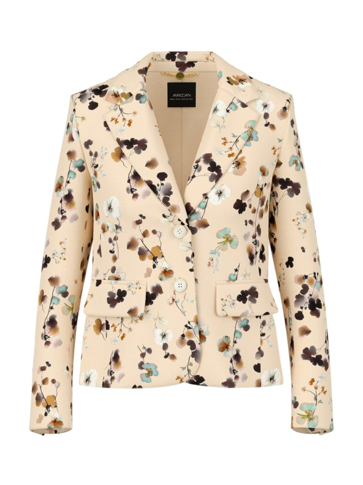 Getailleerde blazer met bloemenprint Marccain