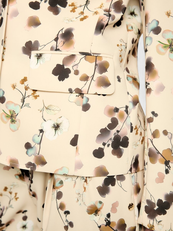 Getailleerde blazer met bloemenprint Marccain