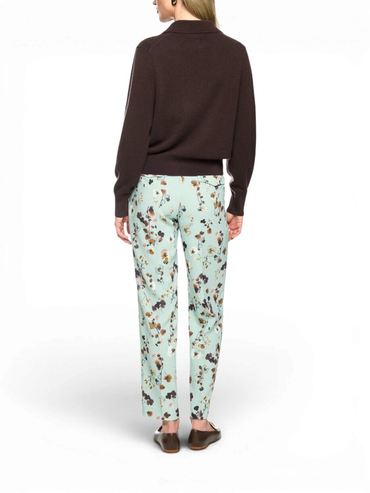 Donkerbruine cardigan van kasjmier Marccain