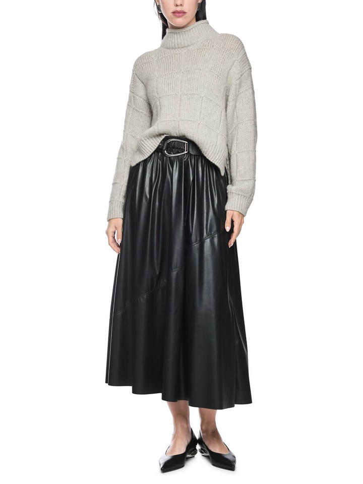 Grijze oversized gebreide trui Marccain