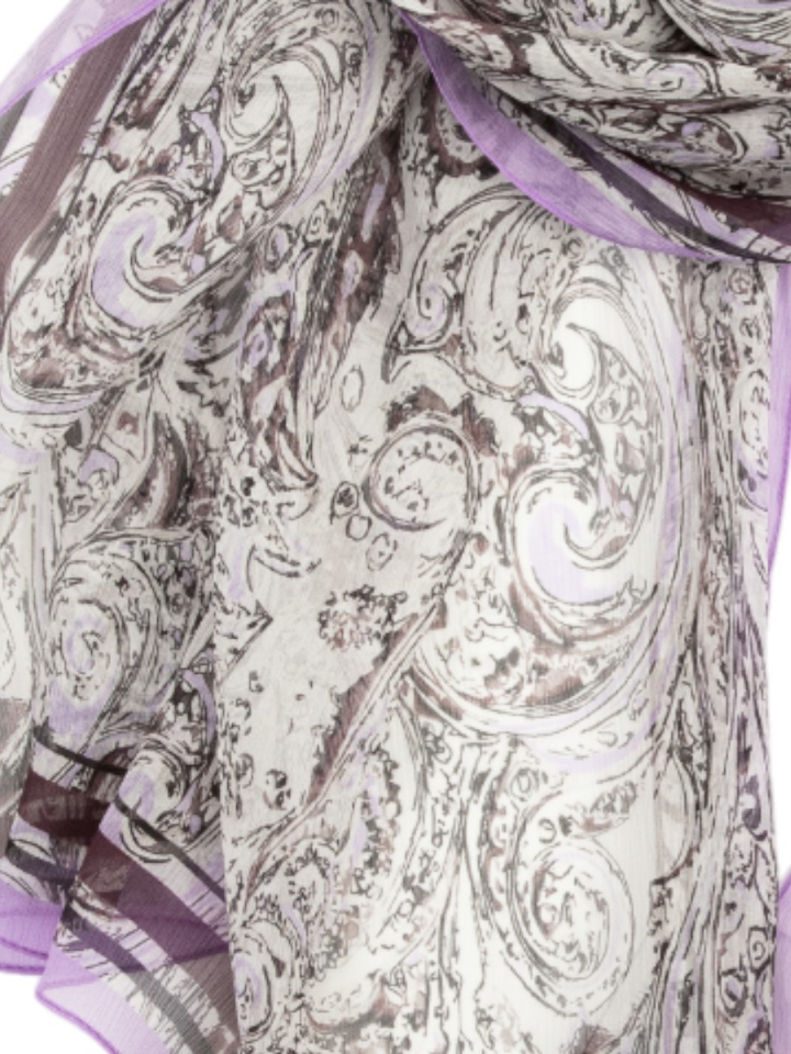 Fijne sjaal met print Marccain