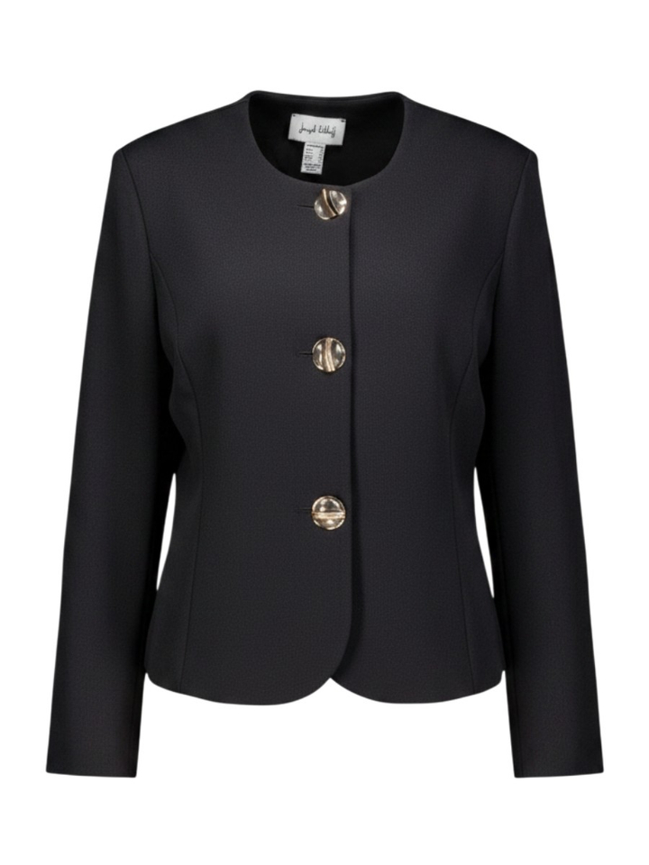 Zwarte korte geklede blazer Joseph Ribkoff 
