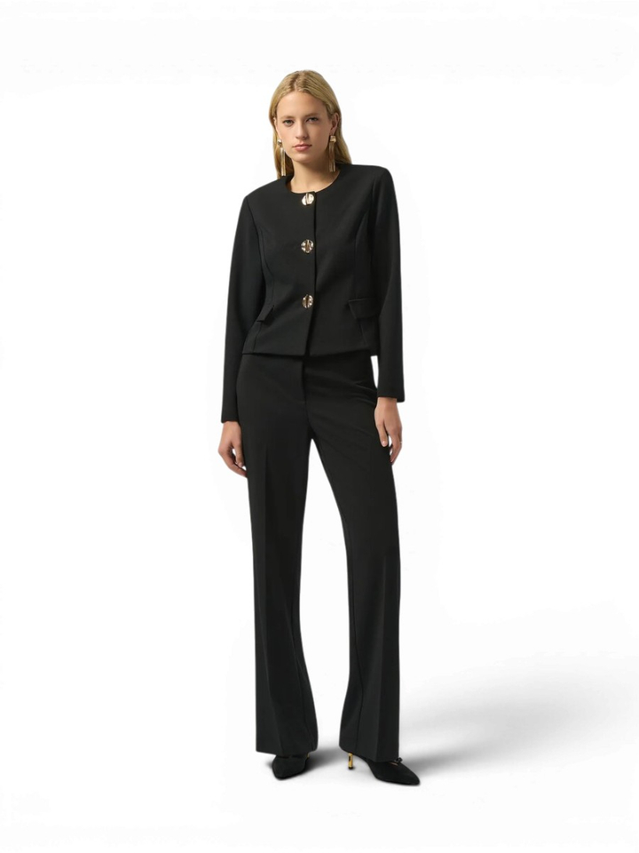 Zwarte korte geklede blazer Joseph Ribkoff 