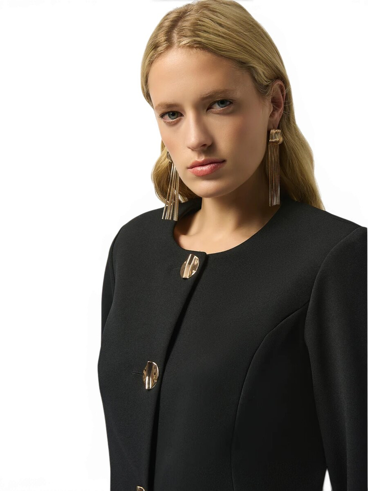 Zwarte korte geklede blazer Joseph Ribkoff 