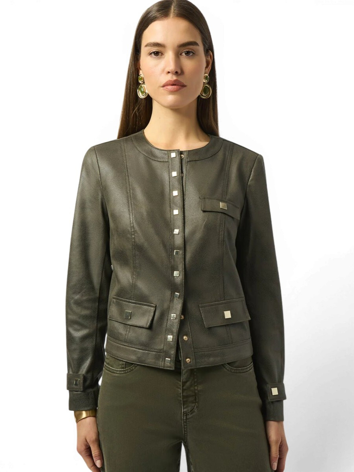 Kaki groene vest Joseph Ribkoff