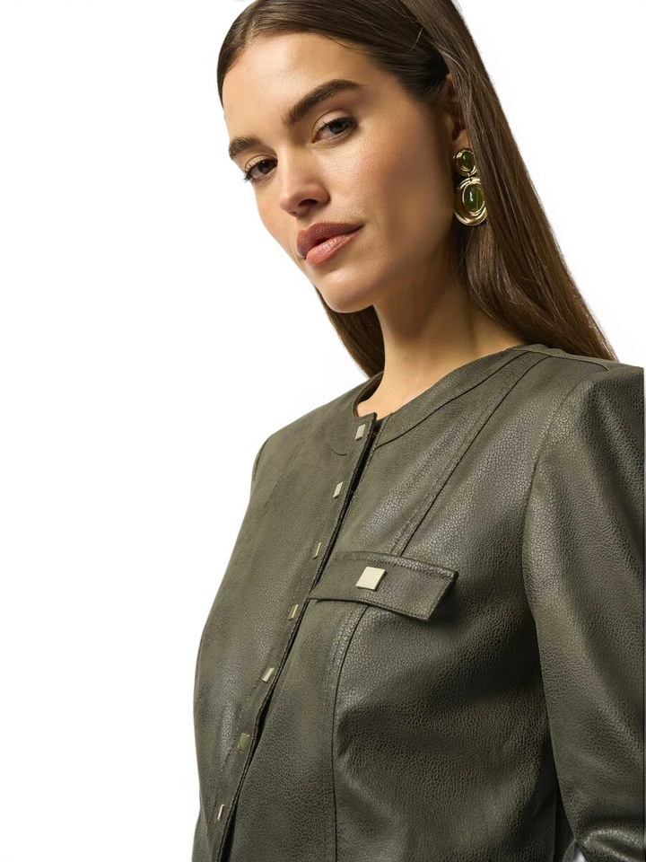 Kaki groene vest Joseph Ribkoff