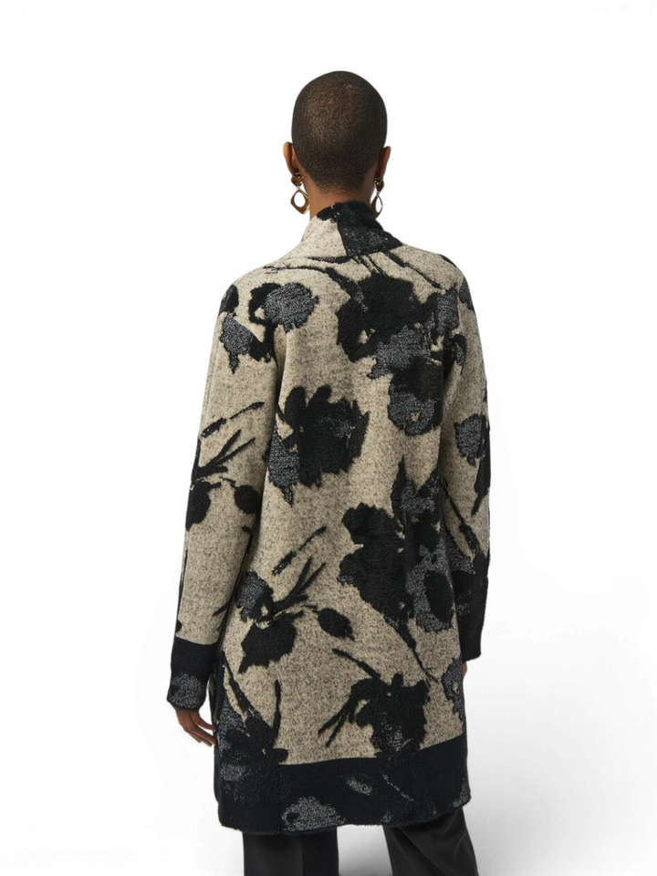 Beige cardigan met print Joseph Ribkoff