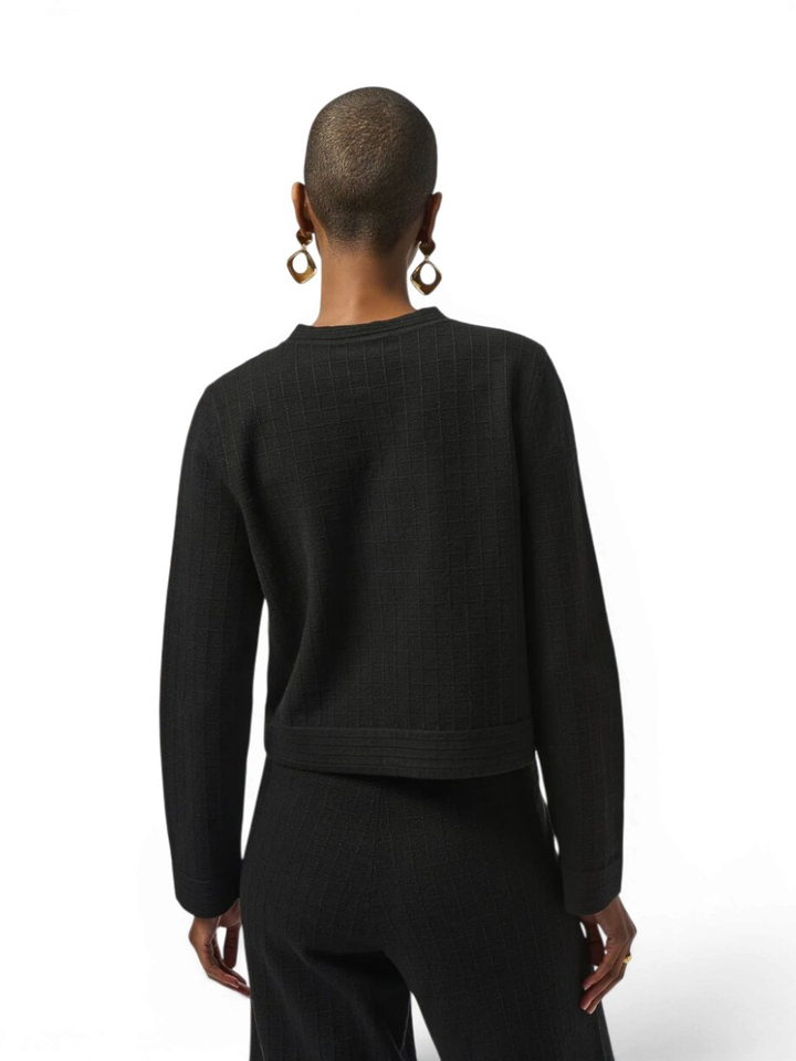 Zwarte cardigan met knopen Joseph Ribkoff 