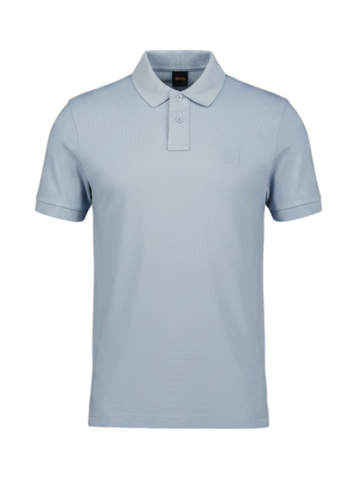 Lichtblauwe polo Hugo Boss
