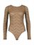 Kaki kanten body met lange mouwen Bolero Grace & Mila