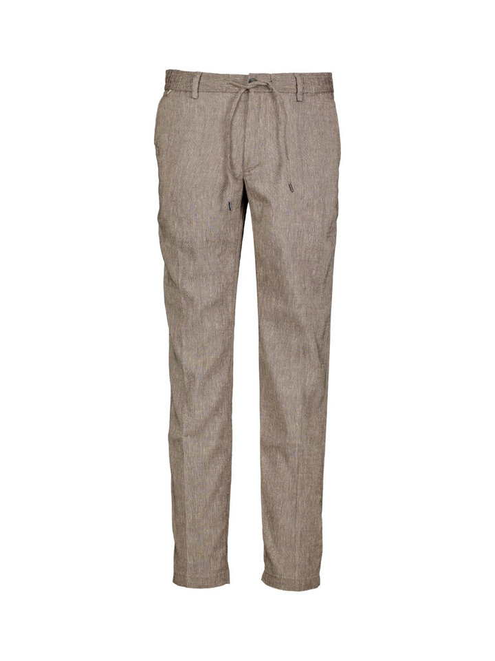Bruine modern regular fit broek Hugo Boss 