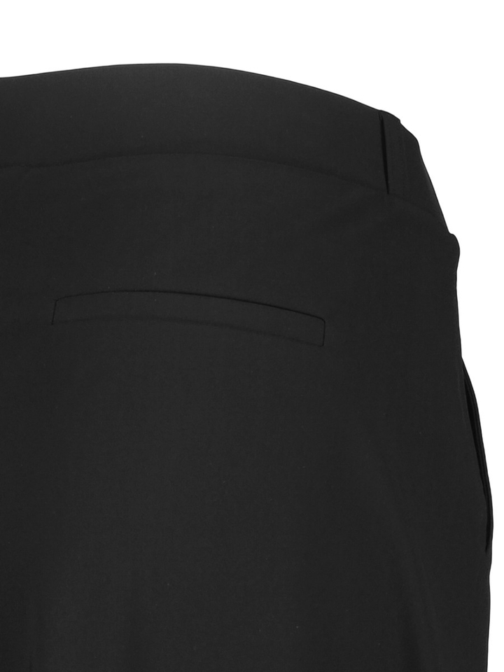 Zwarte geklede broek met elastische taille Studio Anneloes