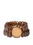 Bruine armband Iron Laurence Delvallez