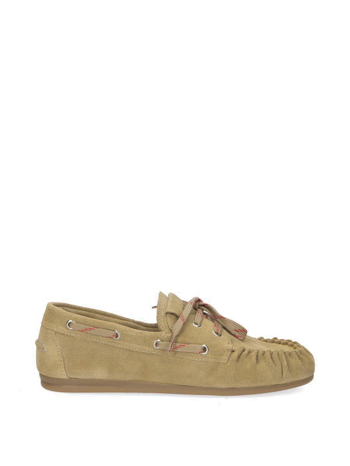 Zandkleurige loafers met gekleurde veters Rowan Sporty Alohas