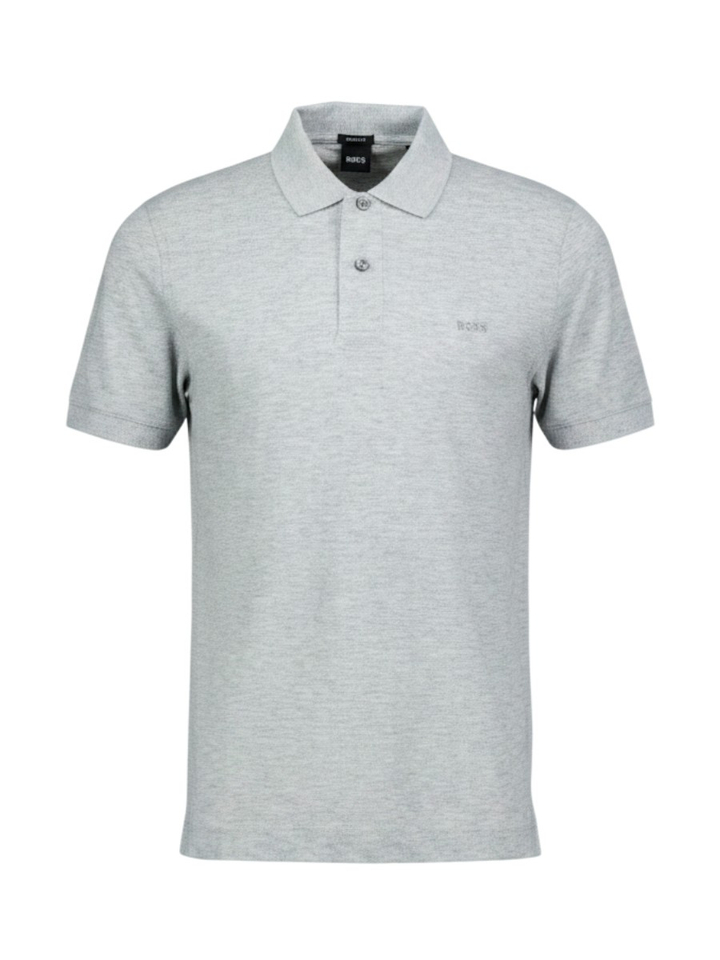 Lichtgrijze polo Hugo Boss 