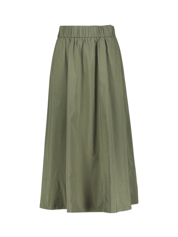 Groene halflange rok Yara Neo Noir