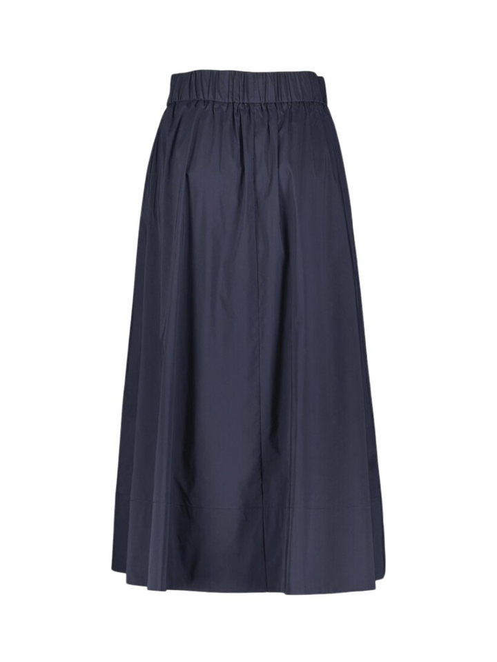 Donkerblauwe katoenen rok Neo Noir