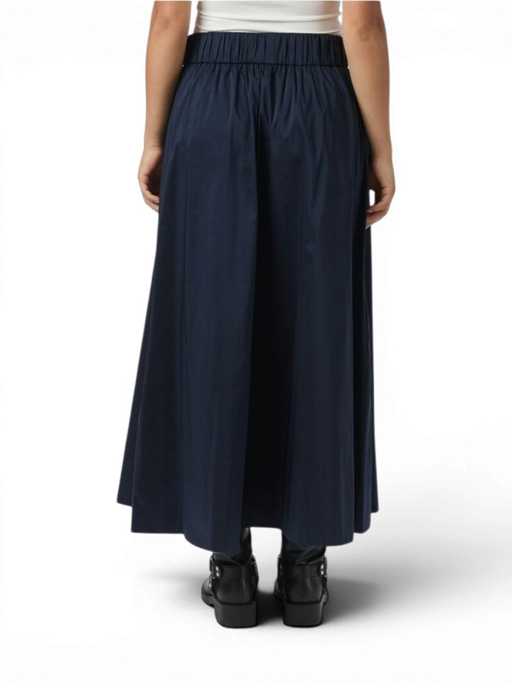 Donkerblauwe katoenen rok Neo Noir