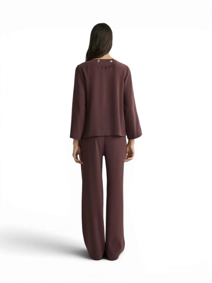 Bordeaux broek rechte pijpen Phocas Xandres
