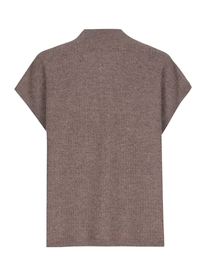 Bruine gebreide cardigan Aruna Xandres