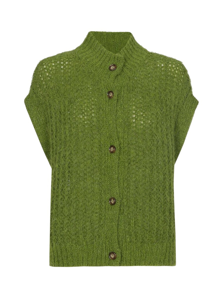Groene wollen cardigan Brumellia Xandres