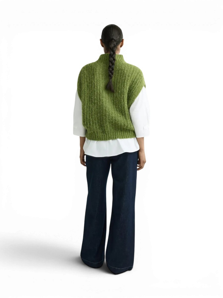 Groene wollen cardigan Brumellia Xandres