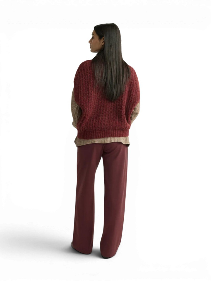 Bordeaux cardigan Brumellia Xandres