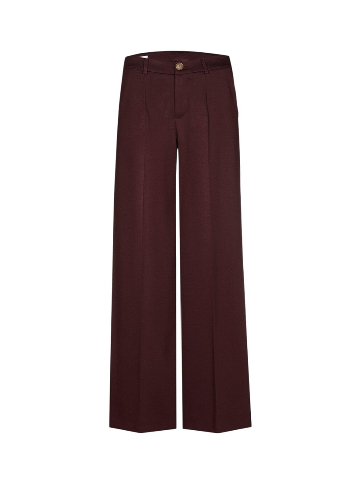 Bordeaux broek met rechte pijpen Punch Xandres 