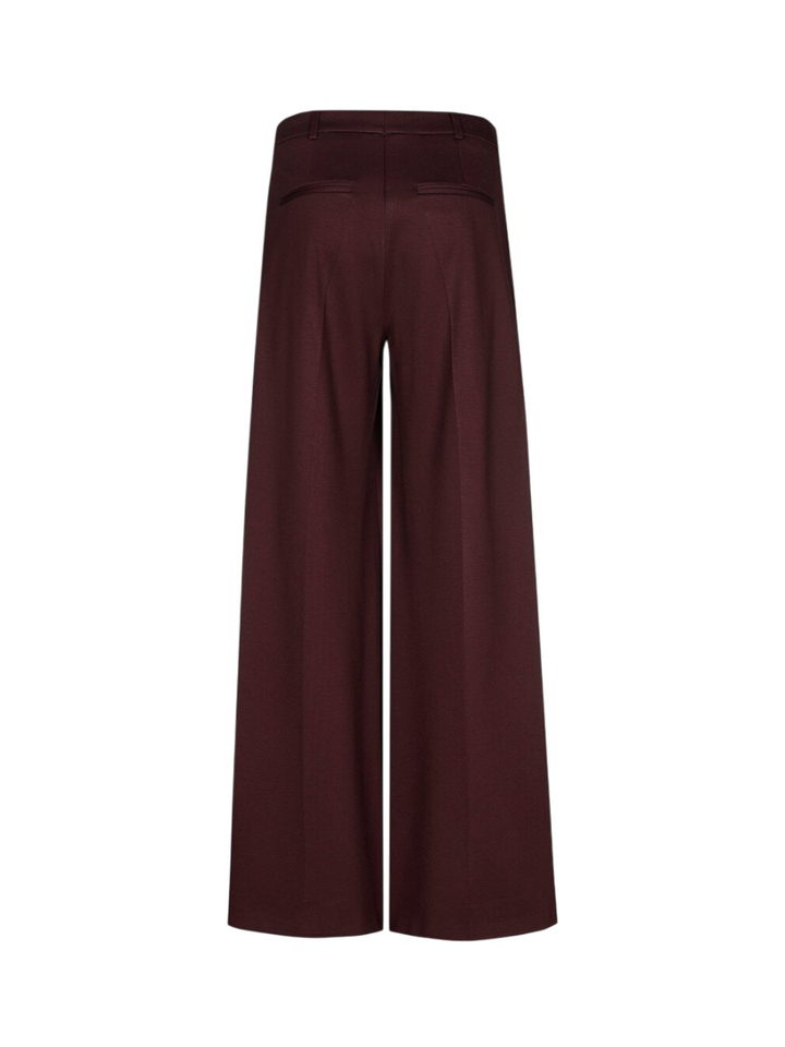 Bordeaux broek met rechte pijpen Punch Xandres 