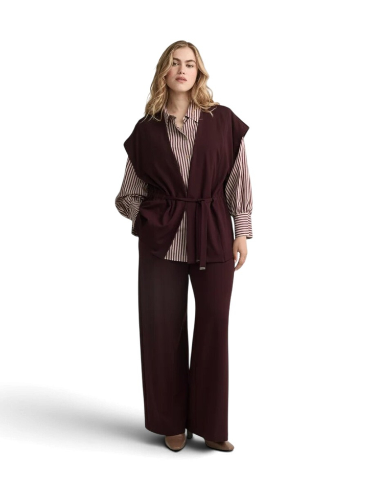 Bordeaux broek met rechte pijpen Punch Xandres