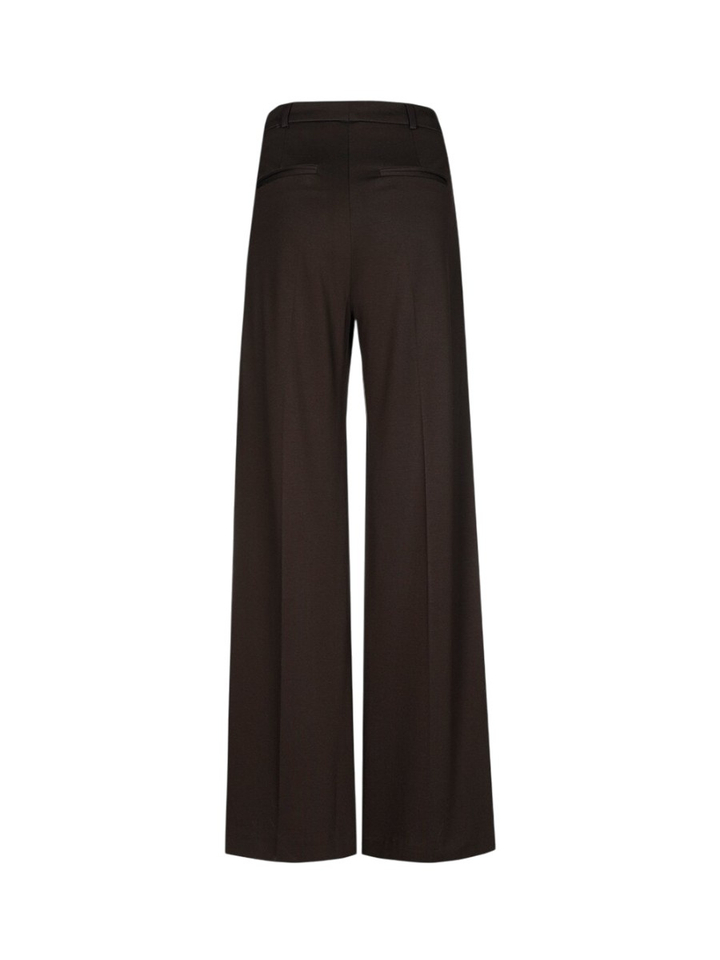 Bruine wide leg broek Punch Xandres
