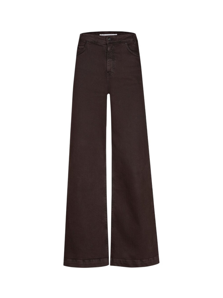 Donkerbruine straight fit jeans Palis Xandres 