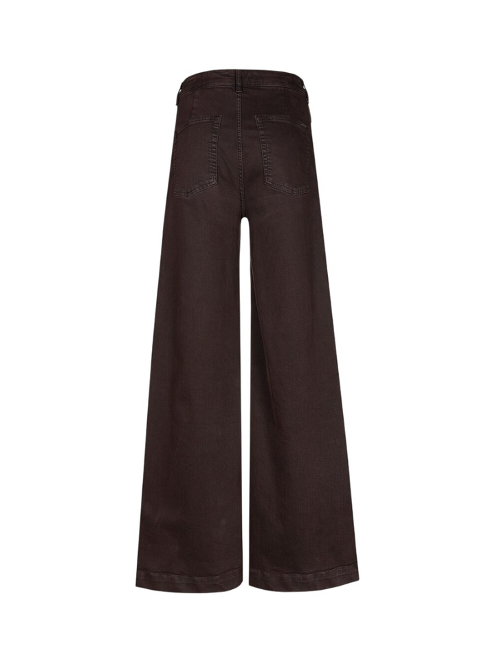 Donkerbruine straight fit jeans Palis Xandres 