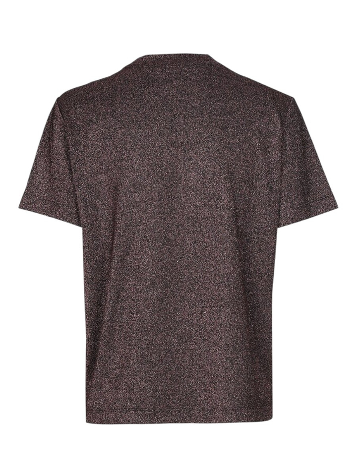 Bordeaux top met glitter Helle Xandres 