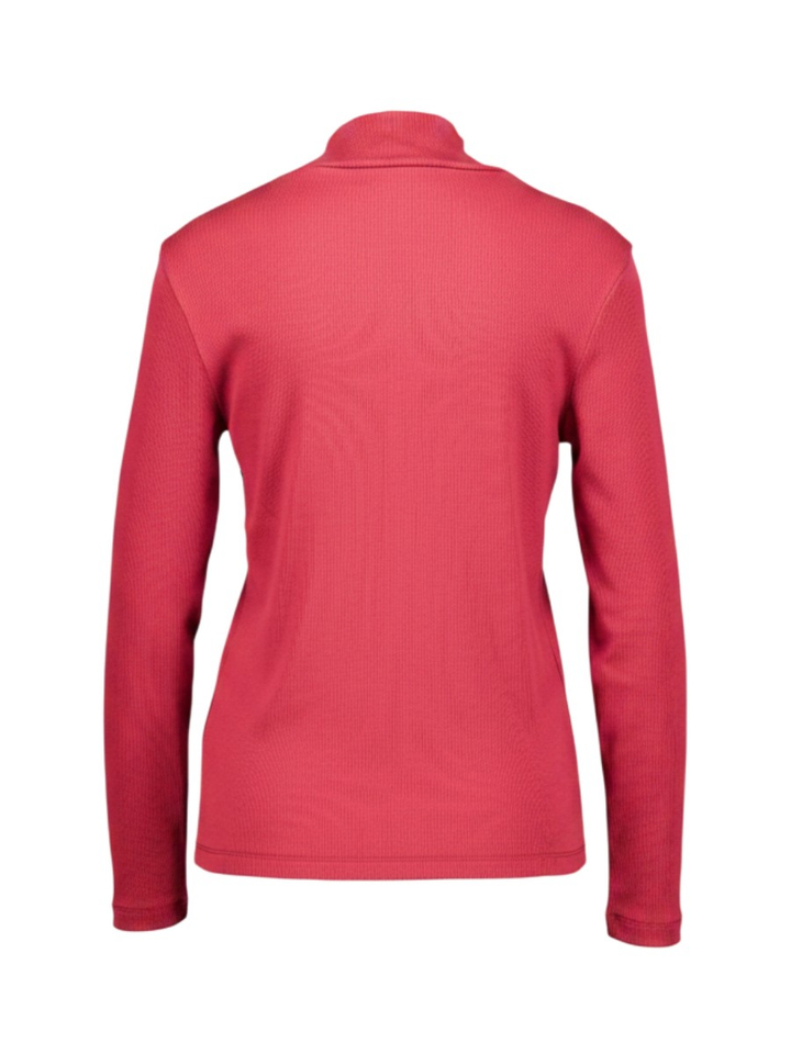 Roze geribbelde T-shirt Fainna Xandres 