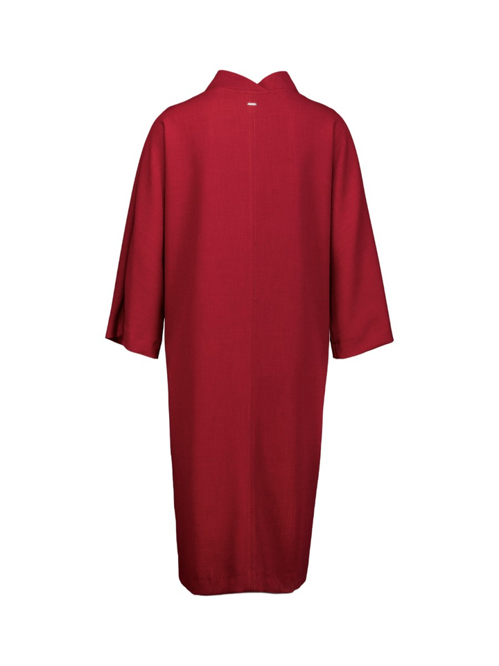 Rood kleed met strik detail Kiliano Xandres