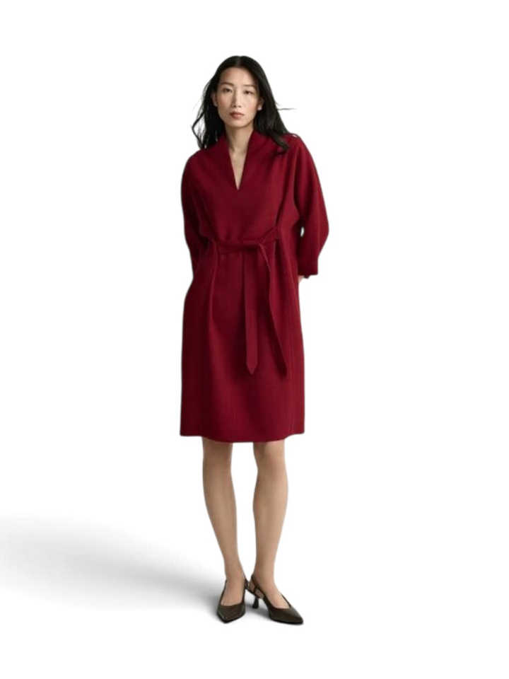 Rood kleed met lint detail Kiliano Xandres