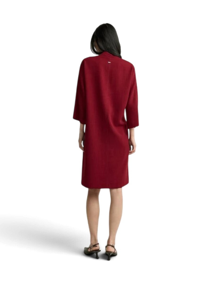 Rood kleed met lint detail Kiliano Xandres