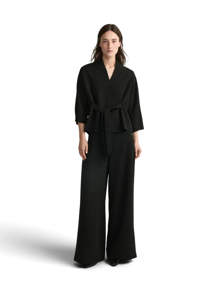 Zwarte wijde broek Patrizie Xandres