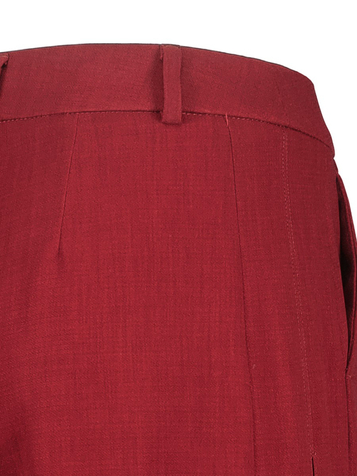 Rode broek met rechte pijpen Patrizie Xandres
