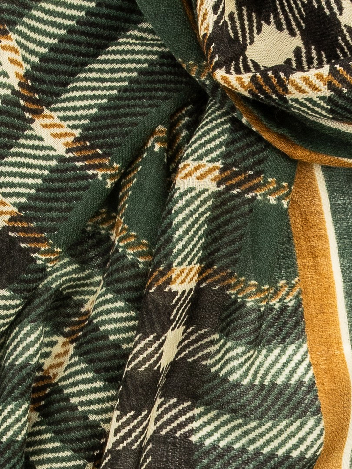 Multi-color sjaal met verschillende patronen Xandres