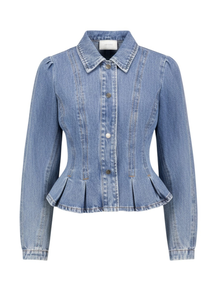 Blauwe denim jas Rivora Neo Noir