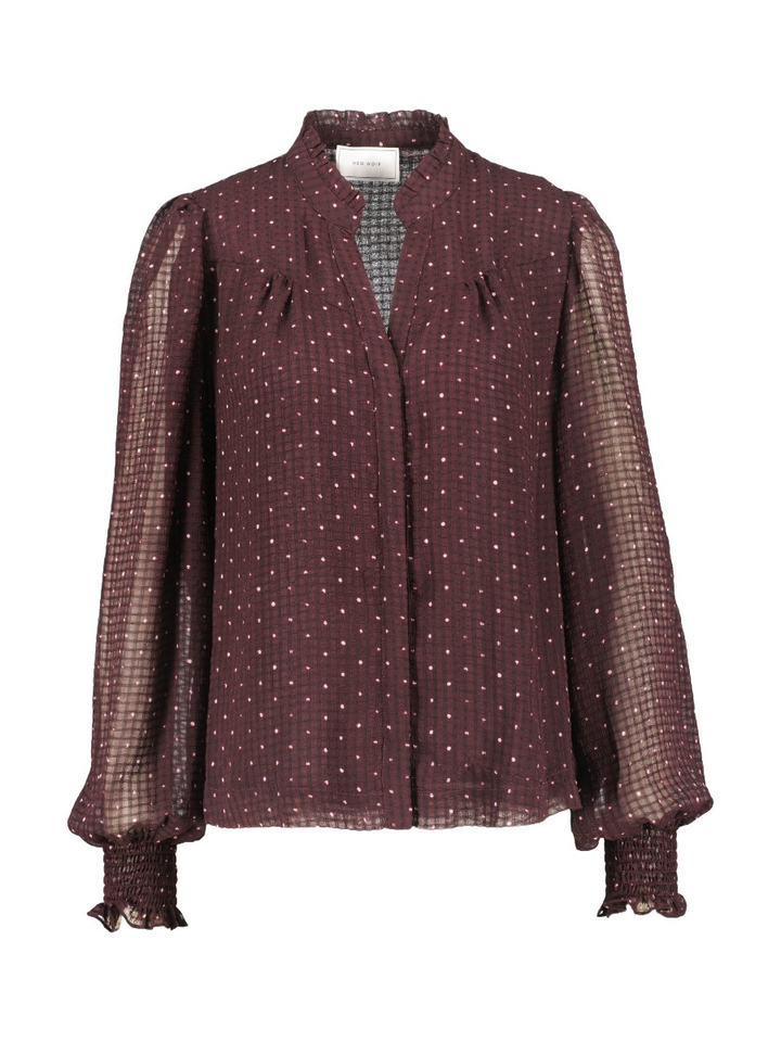 Bordeaux blouse Astrida Neo Noir