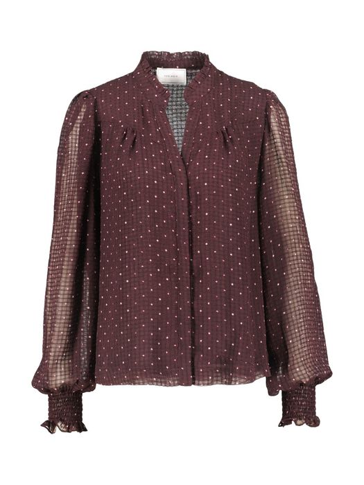 Bordeaux blouse Astrida Neo Noir