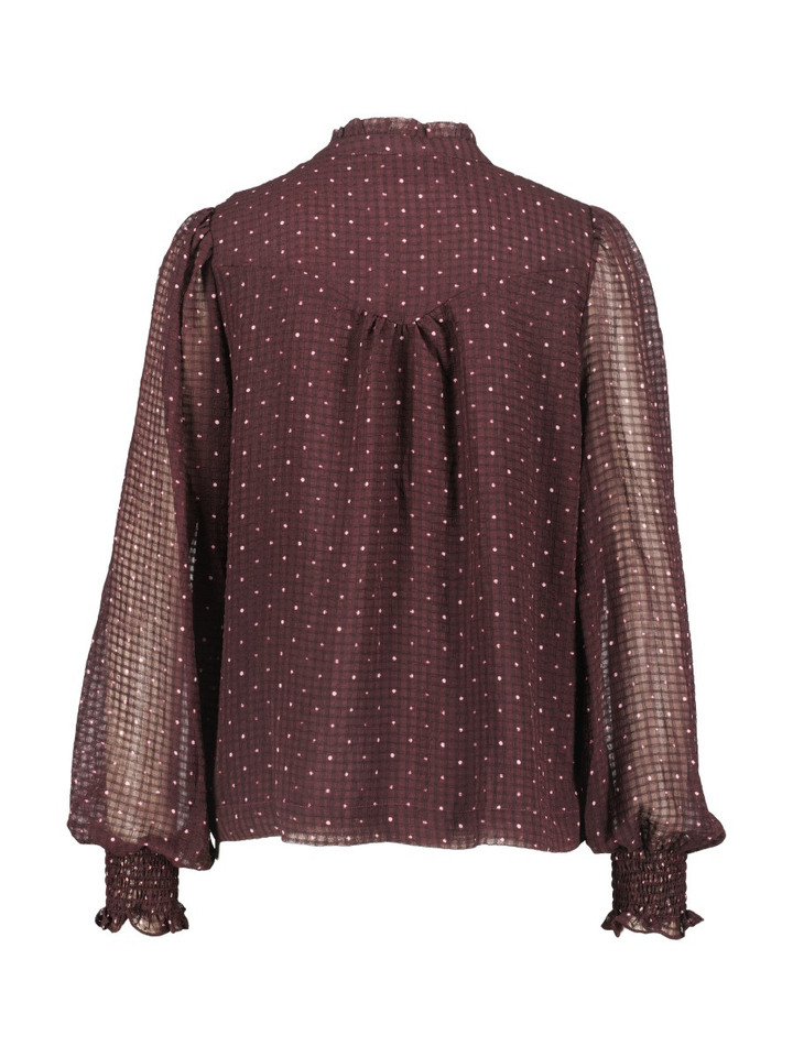 Bordeaux blouse Astrida Neo Noir
