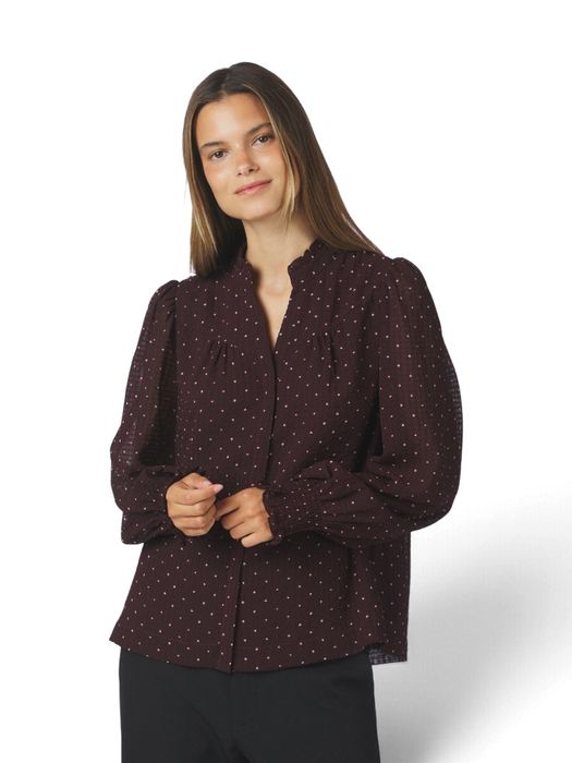 Bordeaux blouse Astrida Neo Noir