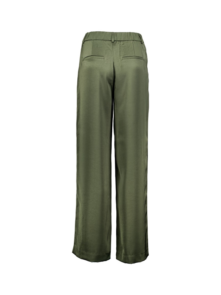 Groene glanzende broek EMMET Neo Noir